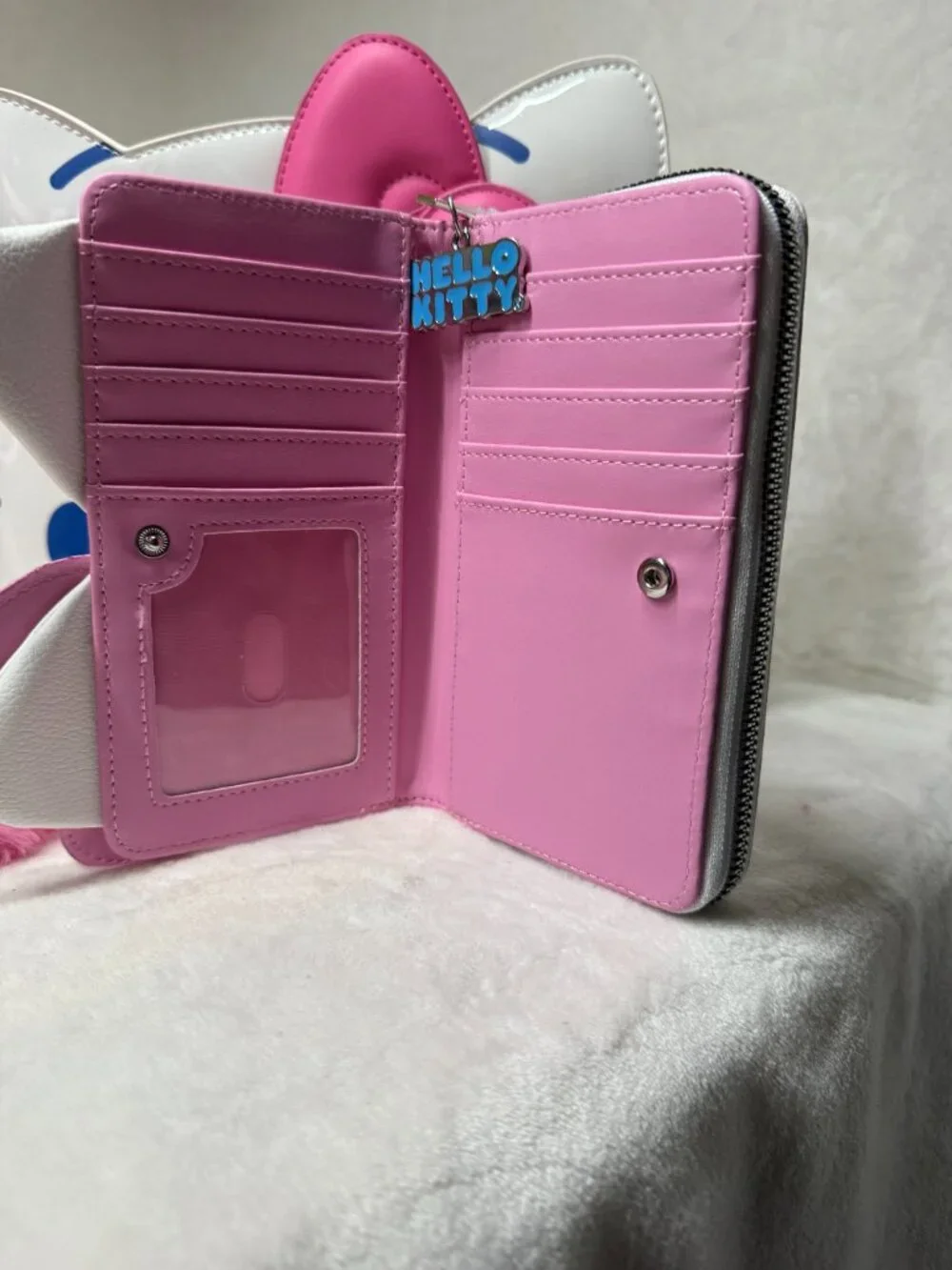 Hello Kitty Her Universe Backpack + Sanrio Charms + New Wallet + DIY Pen Bundle
